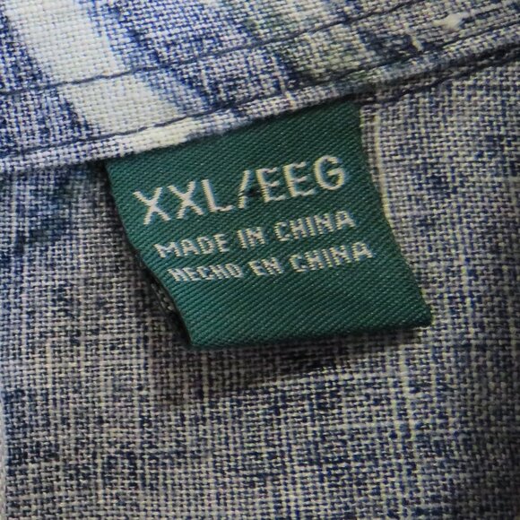 Cubavera* Men's Short Sleeve Button Down Curved Hem Chest Pocket Shirt~ Size XXL - Picture 4 of 11